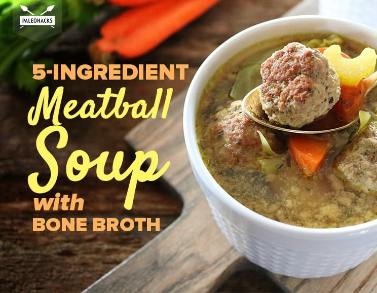 5 Ingredient Meatball Tumeric Soup - Viva Fitness